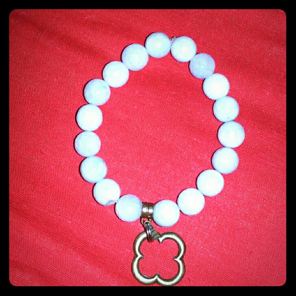 Beaded bracelet with charm by BLU